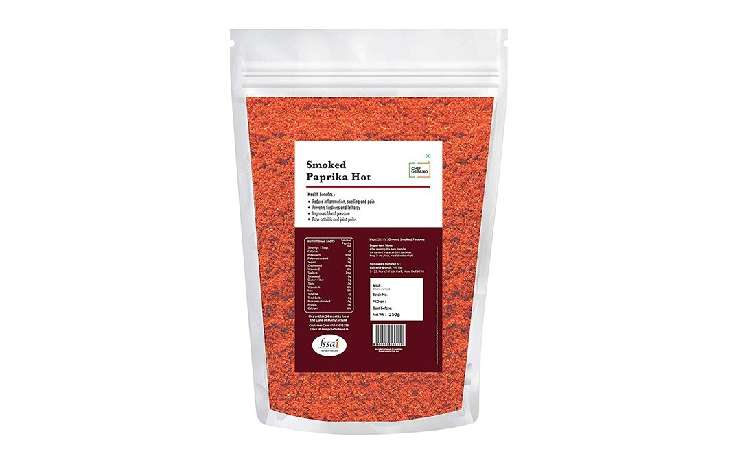 Chef Urbano Smoked Paprika Hot    Pack  250 grams